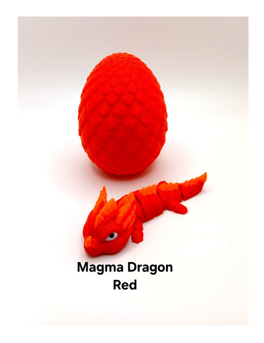 Dragons with egg, eggs with small dragon inside. Threaded dragon egg. Egg with dragon inside.