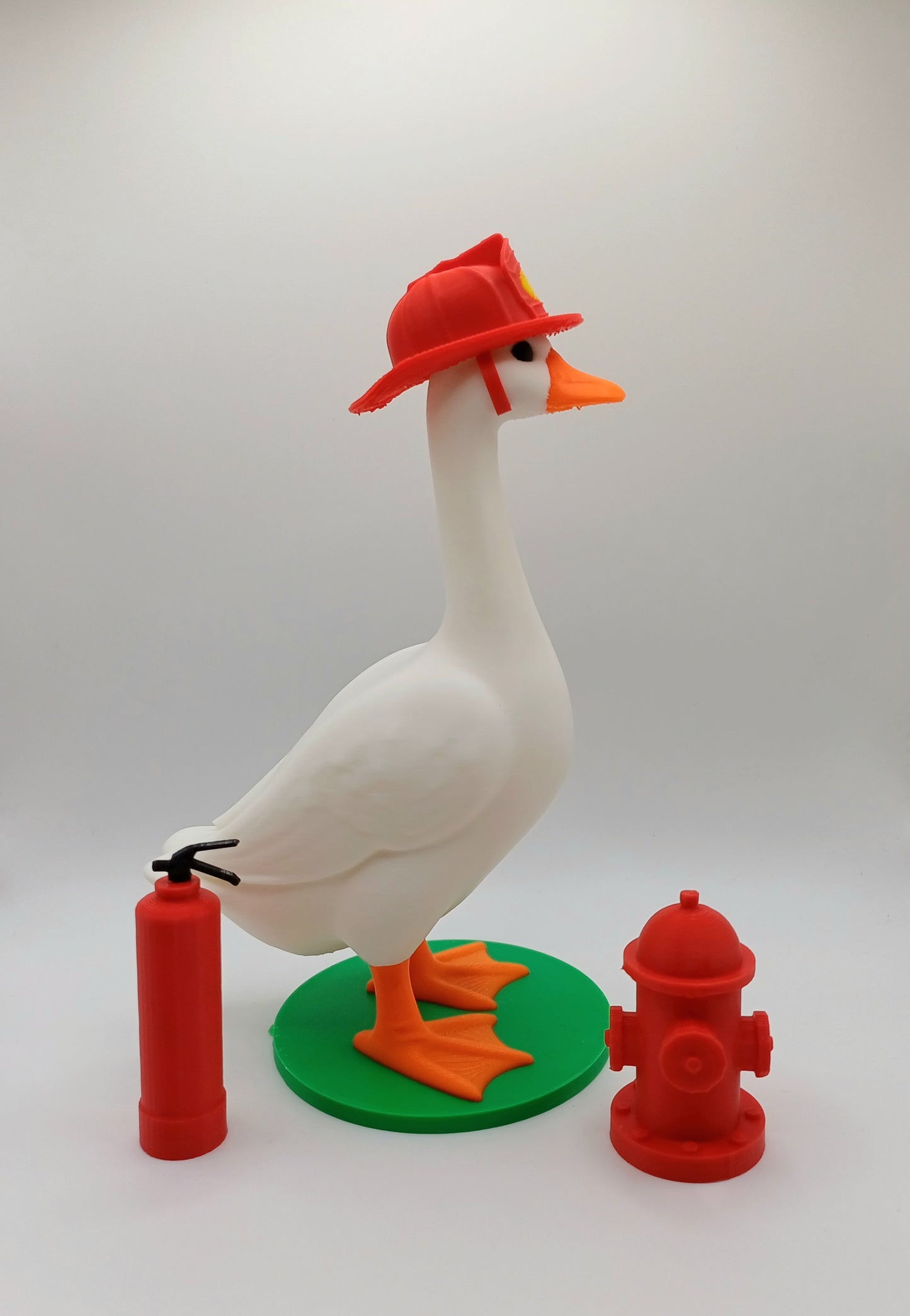 Desk Goose Firefighter Goose