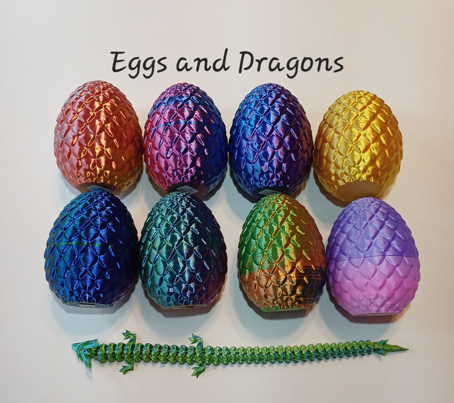 Dragon egg with crystal dragon