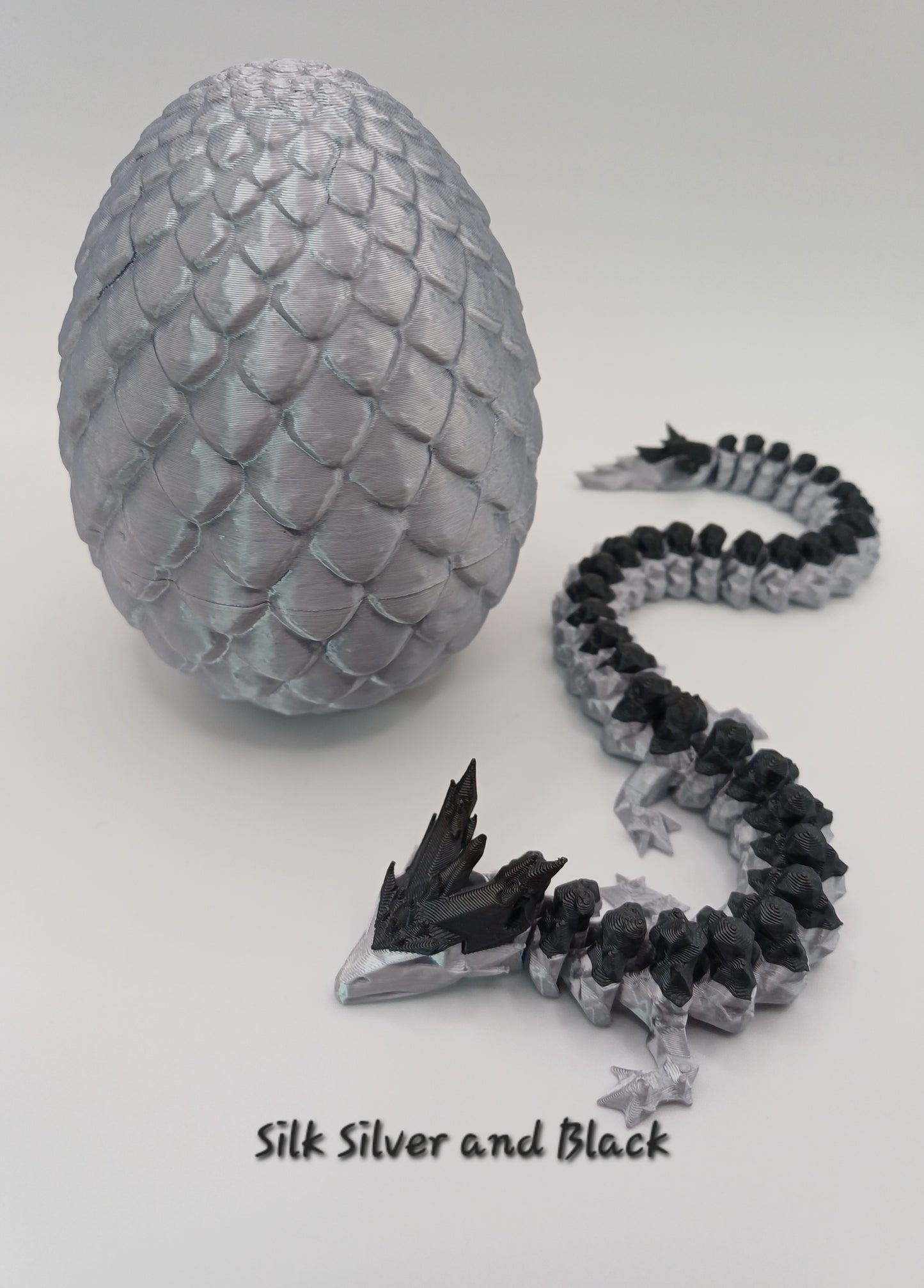 Dragon egg with crystal dragon