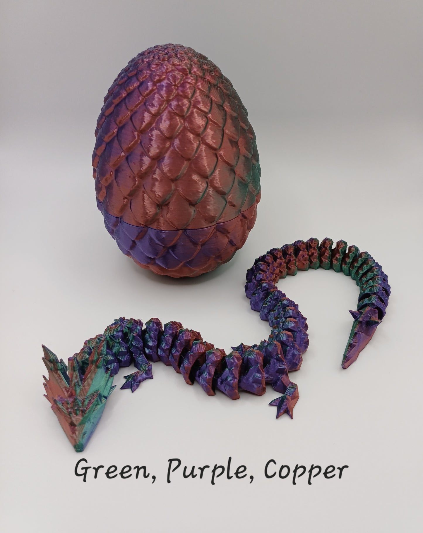 Dragon egg with crystal dragon