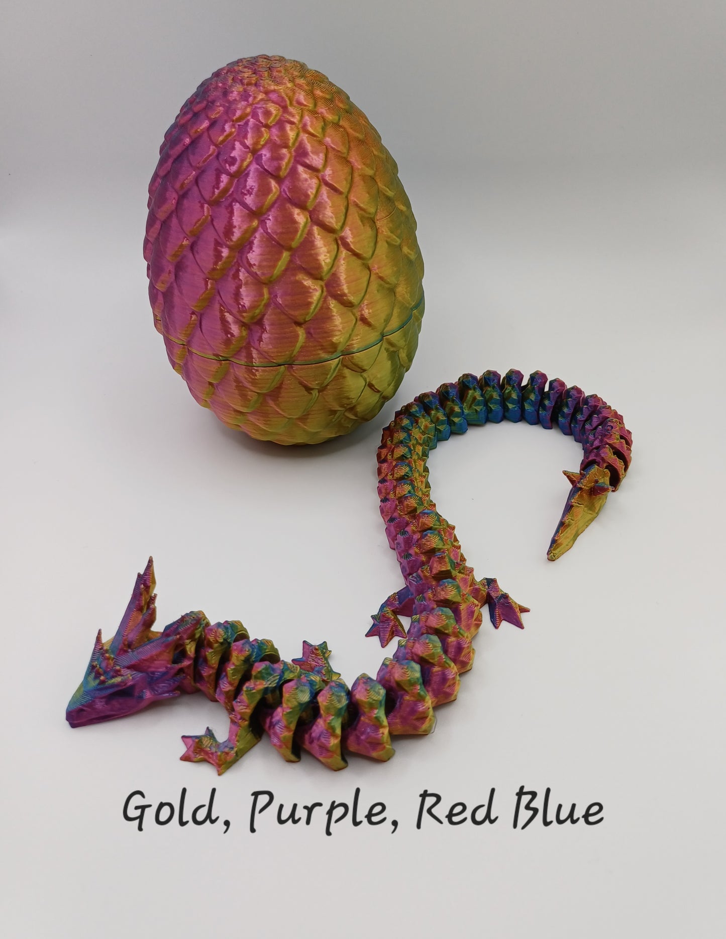 Dragon egg with crystal dragon