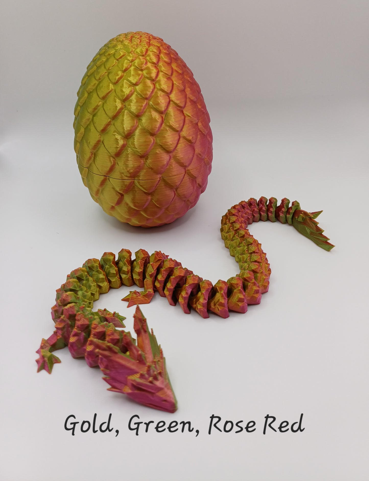 Dragon egg with crystal dragon