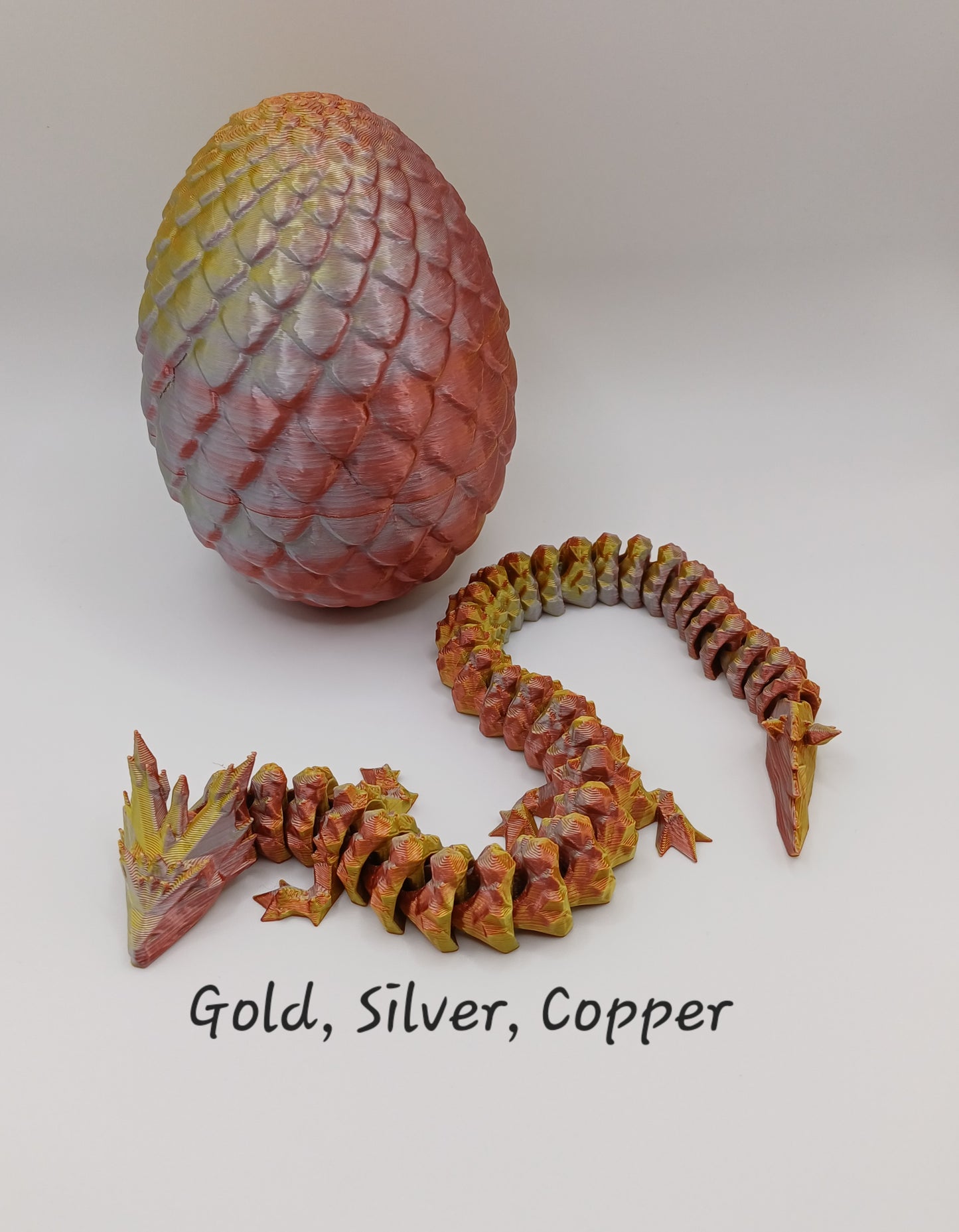 Dragon egg with crystal dragon