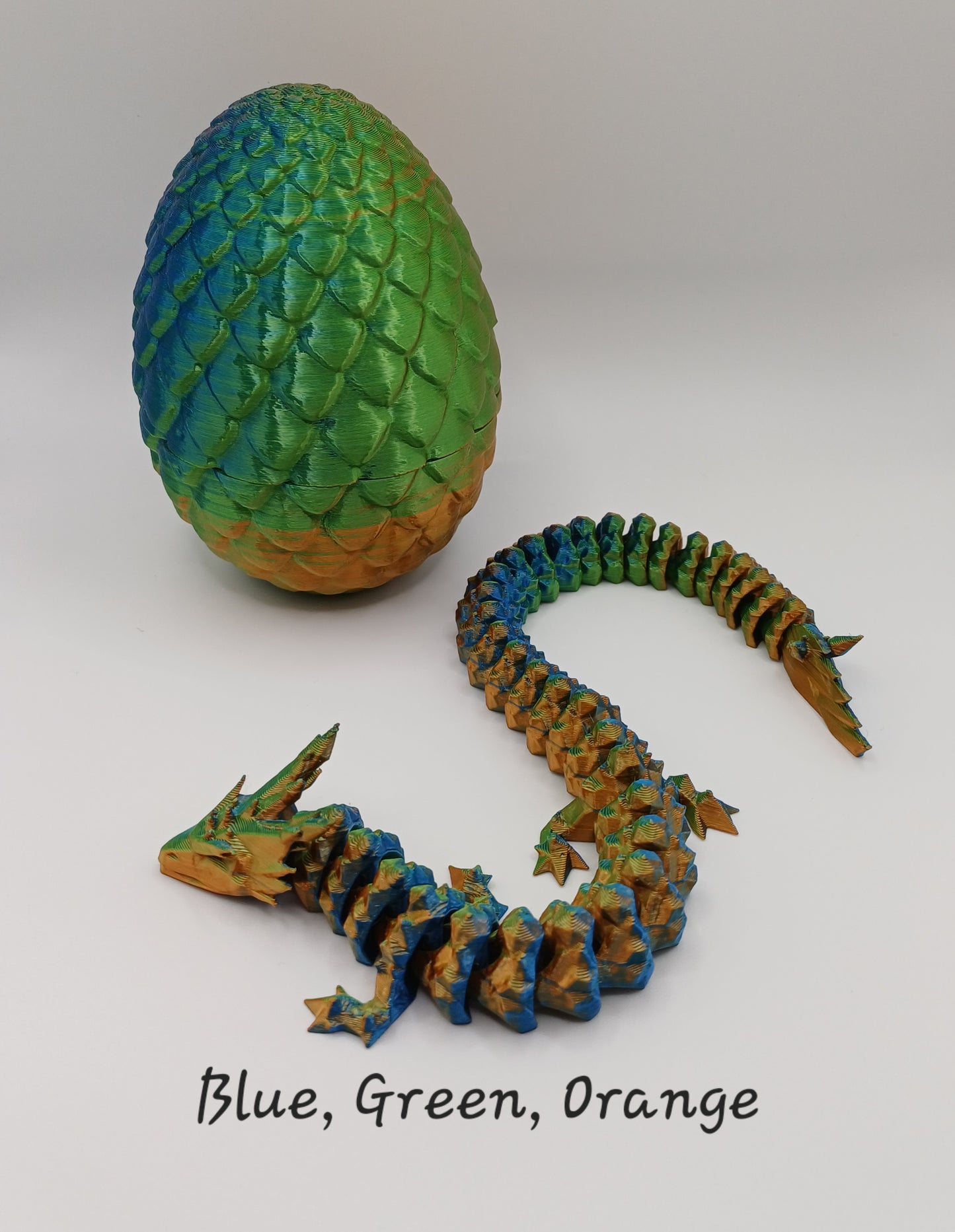 Dragon egg with crystal dragon