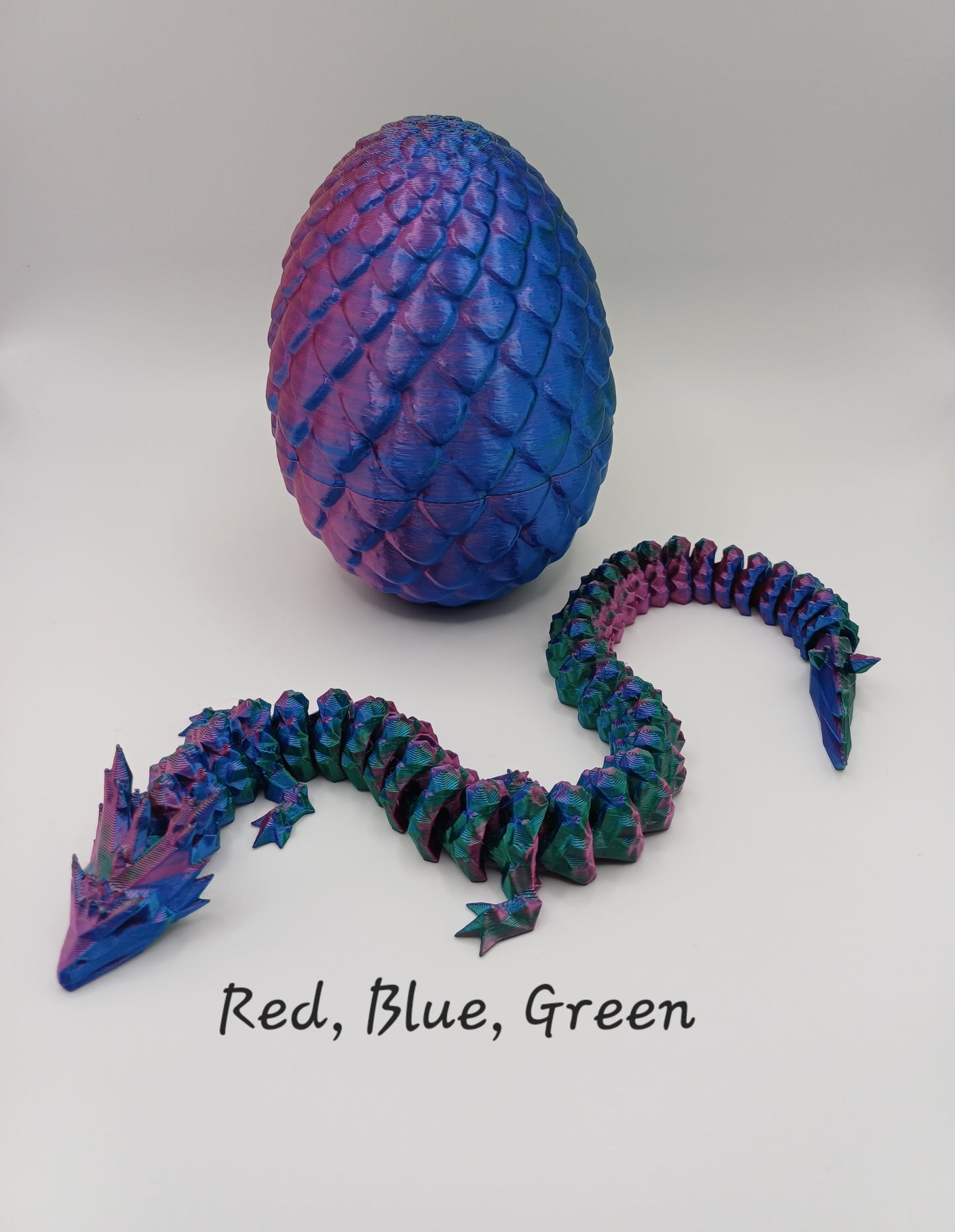 Dragon egg with crystal dragon