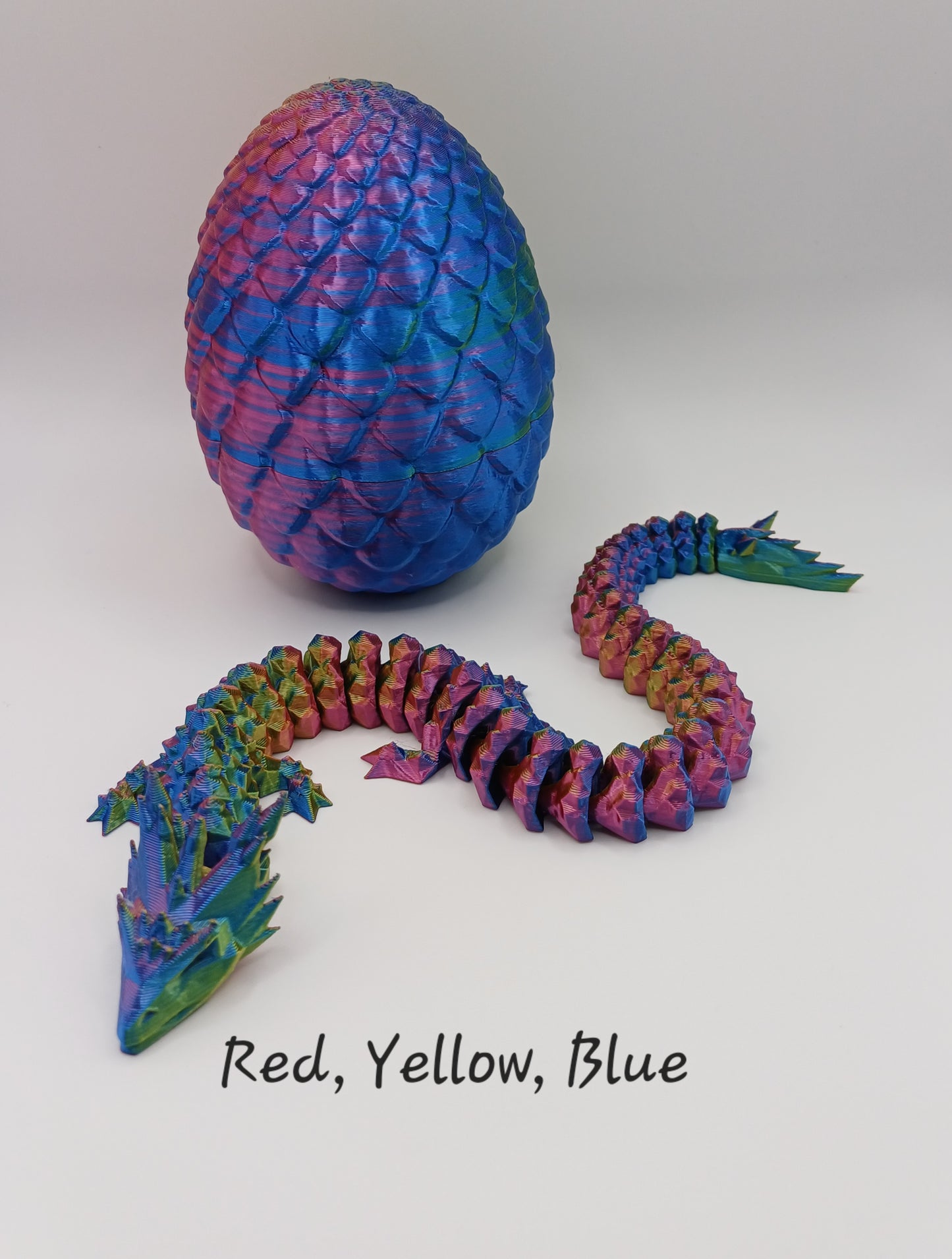 Dragon egg with crystal dragon